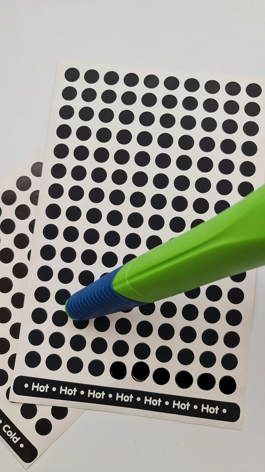 نقط حارة و باردة للقلم الذكي